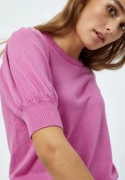 Minus Liva - T-Shirt Basic - Super Pink -Minus Winkel 0140c1325be042bda5802d795644fd71