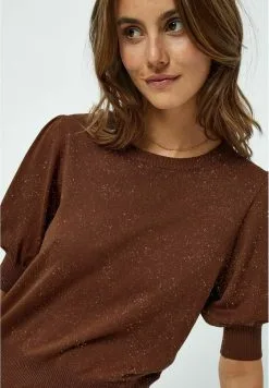 Minus Liva Puff Sleeve- T-Shirt Print - Dark Cinnamon Metallic 9 Minus Liva Puff Sleeve- T-Shirt Print - Dark Cinnamon Metallic -Minus Winkel 03d4148879ba45fc869d0879182f8914