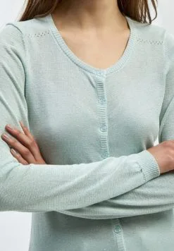 Minus New Laura - Vest - Frosted Mint Lurex -Minus Winkel 0515dc0ebd3b44c8acbf0143cf0e9c1f
