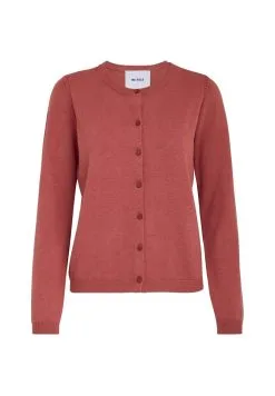 Minus Jennifer - Vest - Dusty Cedar Red Melange -Minus Winkel 059d8947a5de48289d985c440f7b617b