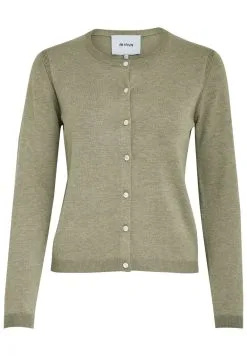 Minus Jennifer - Vest - Wood Smoke Melange -Minus Winkel 05d292e4d03f4df9bde035a87500c3c5