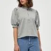 Minus Bisca- T-Shirt Print - Light Grey Melange