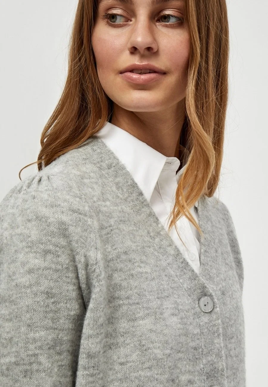 Minus Angie - Vest - Light Grey Melange 6 Minus Angie - Vest - Light Grey Melange - Afbeelding 4