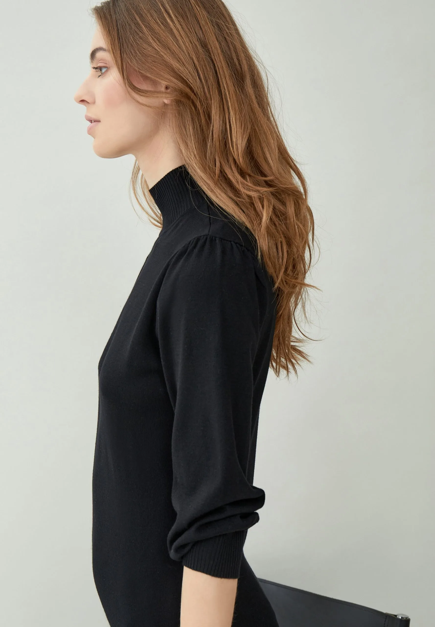 Minus Mersin Highneck - Etui-Jurk - Black 8 Minus Mersin Highneck - Etui-Jurk - Black - Afbeelding 6