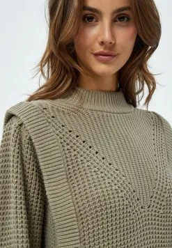 Minus Appoline - Trui - Wood Smoke -Minus Winkel 068751b593124e909bcd3d97efa708b6