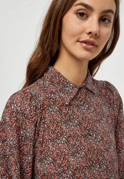 Minus Anina - Overhemdblouse - Red -Minus Winkel 06a00fc096af447ea34119eefb1e0021