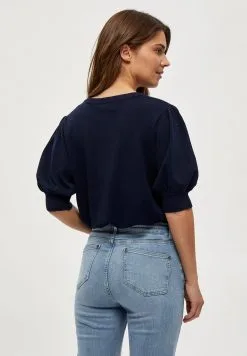 Minus Liva - T-Shirt Basic - Black Iris Solid -Minus Winkel 06e532a09c5a46a286722cacb7429cb8