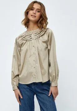 Minus Selmia - Blouse - Wood Smoke