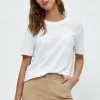Minus Cathy - T-Shirt Basic - White -Minus Winkel 076e3754537b4782990a030636ba75d3