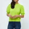 Minus Mika - T-Shirt Basic - Bright Lime -Minus Winkel 0810ae15271042d390e85dc1defb29b4
