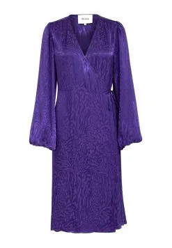 Minus Phoebe Wrap - Jurk - Violet Indigo -Minus Winkel 08b39ff269144c2293722915038b799b