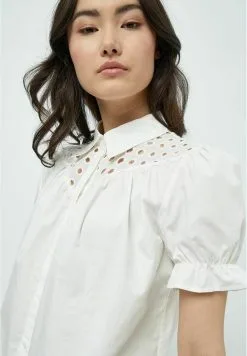 Minus Dottiline - Overhemdblouse - Cloud Dancer -Minus Winkel 08c2e80212474026ac08f7434225dbb7