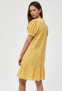 Minus Vilma- Jurk - Cornbutter -Minus Winkel 0a45259478994be7b6a59e70489b3ea9