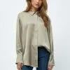 Minus Kamia Oversized - Overhemdblouse - Wood Smoke -Minus Winkel 0a8121557ef14e00a1787cfab59ac9a9
