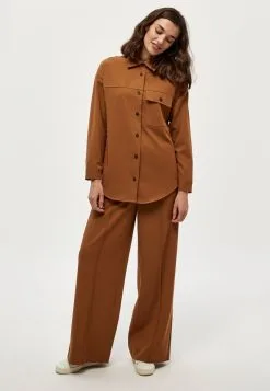 Minus Nagina- Overhemdblouse - Rustic Brown