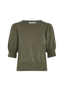 Minus Liva - T-Shirt Basic - Green Field Melange -Minus Winkel 0ebffeba48ca4458bc406cff281849b8