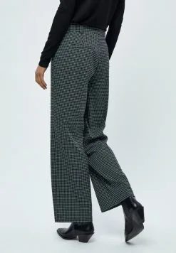 Minus Lekira - Broek - Slate Brown Checked -Minus Winkel 0f5b455d6a764db39f8894bcbf48dd03