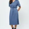 Minus Brinley- Jurk - Denim Blue