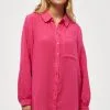 Minus Mavina Oversize - Overhemdblouse - Pink Flamingo