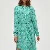 Minus Aika- Blousejurk - Ivy Green Patchwork Print