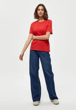 Minus Cathy - T-Shirt Basic - Lava Red 8 Minus Cathy - T-Shirt Basic - Lava Red -Minus Winkel 159f78314d444cc2b776a8039d25d8e5