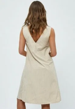 Minus Savia - Jurk - Sand Stripes -Minus Winkel 17d07e67660548c0aeb7c4f753638928