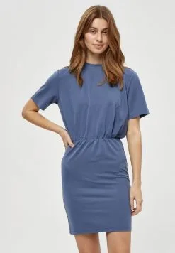 Minus Armelle- Etui-Jurk - Denim Blue