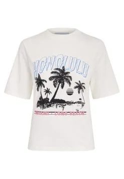 Minus T-Shirt Print - Cloud Dancer -Minus Winkel 189ba83308cd4945ad0cc3ae4e3d2832