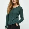 Minus New Laura- Vest - Jungle Green Metallic