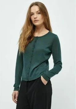 Minus New Laura- Vest - Jungle Green Metallic