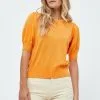 Minus Liva - T-Shirt Basic - Orange Peel