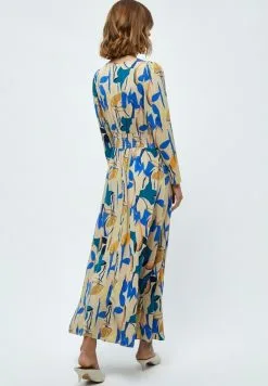 Minus Binna - Maxi-Jurk - Royal Blue Flower Print -Minus Winkel 1d924fb0dc734231bf1a0588bf68951e