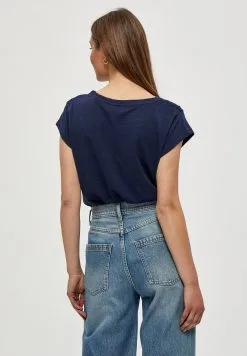 Minus Leti Tee - T-Shirt Basic - Black Iris -Minus Winkel 1e7ae104769f4151883e3189f192ce92