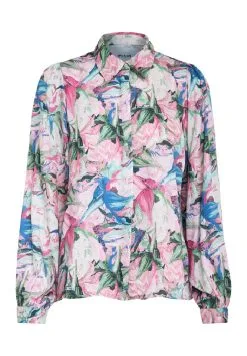 Minus Mercy - Overhemdblouse - Super Pink Print -Minus Winkel 20d9ff858e4741ba871834ff9421cb74