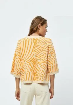 Minus Venda Jaquard 3/4 Sleeve- Trui - Sand -Minus Winkel 20fb8145fbf74a2dafe8a2085cafc354