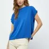 Minus Frikka Cap Sleeve - T-Shirt Basic - Ocean Blue