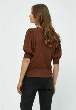 Minus Liva Puff Sleeve- T-Shirt Print - Dark Cinnamon Metallic 8 Minus Liva Puff Sleeve- T-Shirt Print - Dark Cinnamon Metallic -Minus Winkel 22966e31fa84499eba8a73258f034654