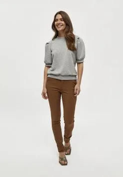 Minus Mika - T-Shirt Basic - Light Grey Melange -Minus Winkel 22d6b70b368b4d8ea86dae1bc9863e5d