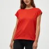 Minus Leti Tee - T-Shirt Basic - Lipstick Red