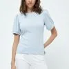 Minus Johanna- T-Shirt Basic - Ibiza Blue