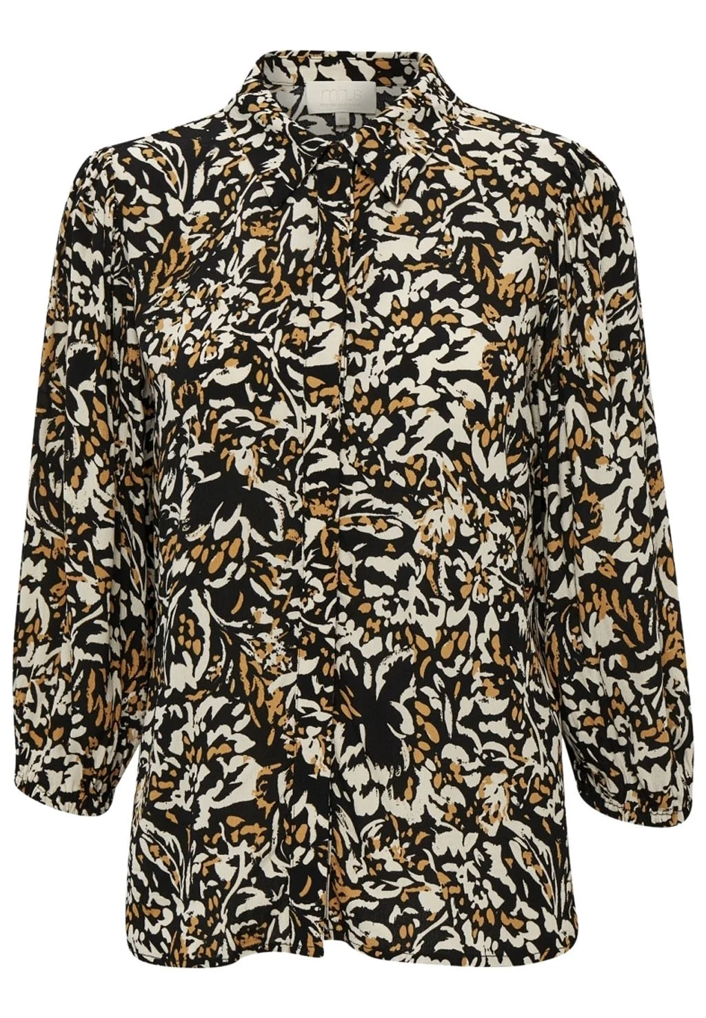 Minus Hennie - Overhemdblouse - Corn Butter Flower Print 7 Minus Hennie - Overhemdblouse - Corn Butter Flower Print - Afbeelding 5