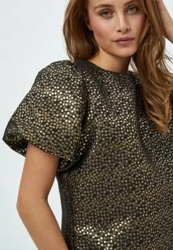 Minus Gabrianna - Blouse - Black/Gold -Minus Winkel 2692b5c8363748dc97e934501fe0c87d