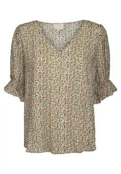Minus Mina - Blouse - Matcha Flower Print -Minus Winkel 272976570597429a8532572bfc100fb7