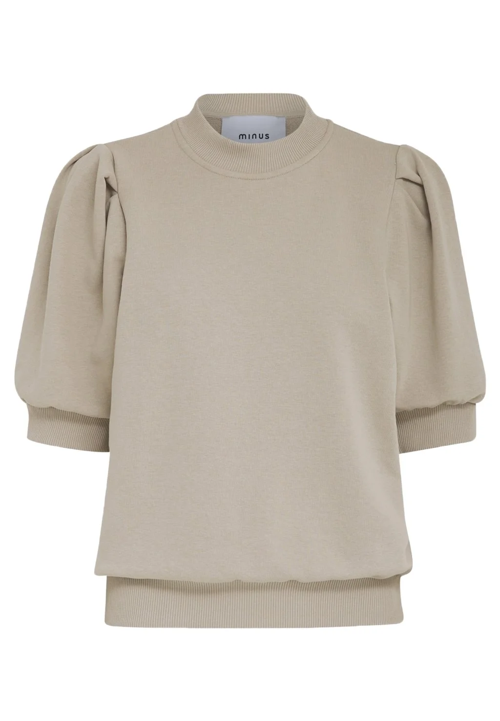 Minus Mika - T-Shirt Basic - Feather Gray 7 Minus Mika - T-Shirt Basic - Feather Gray - Afbeelding 5