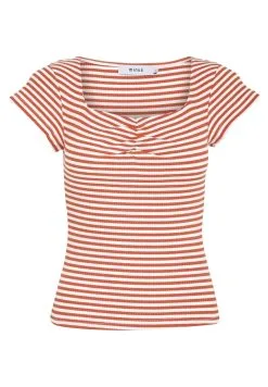 Minus Miajohanna Tee - T-Shirt Print - Orange -Minus Winkel 27643de12ff744c2b4be094902702736
