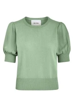 Minus Liva - T-Shirt Basic - Basil Green Melange -Minus Winkel 28c02aea0c8e449e922e5f87f9be64fb