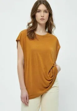 Minus Jasmena- T-Shirt Basic -Sun Baked Brown