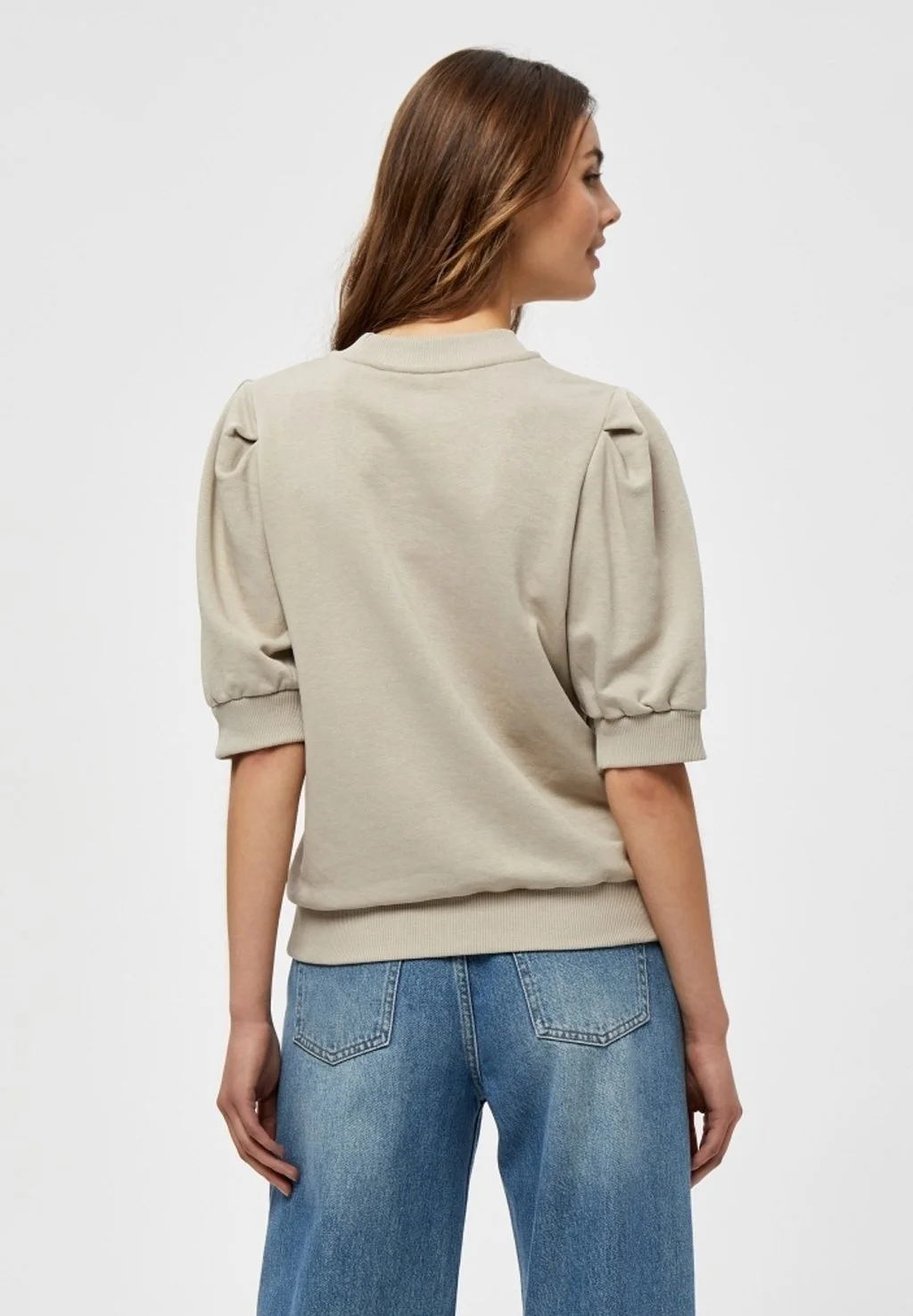 Minus Mika - T-Shirt Basic - Feather Gray 5 Minus Mika - T-Shirt Basic - Feather Gray - Afbeelding 3