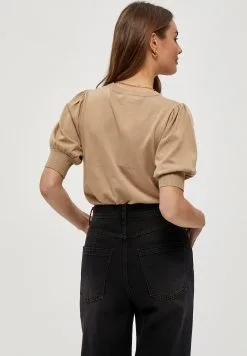 Minus Liva - T-Shirt Basic - Sand -Minus Winkel 2a099aafb2f94745a3bd85495d198436