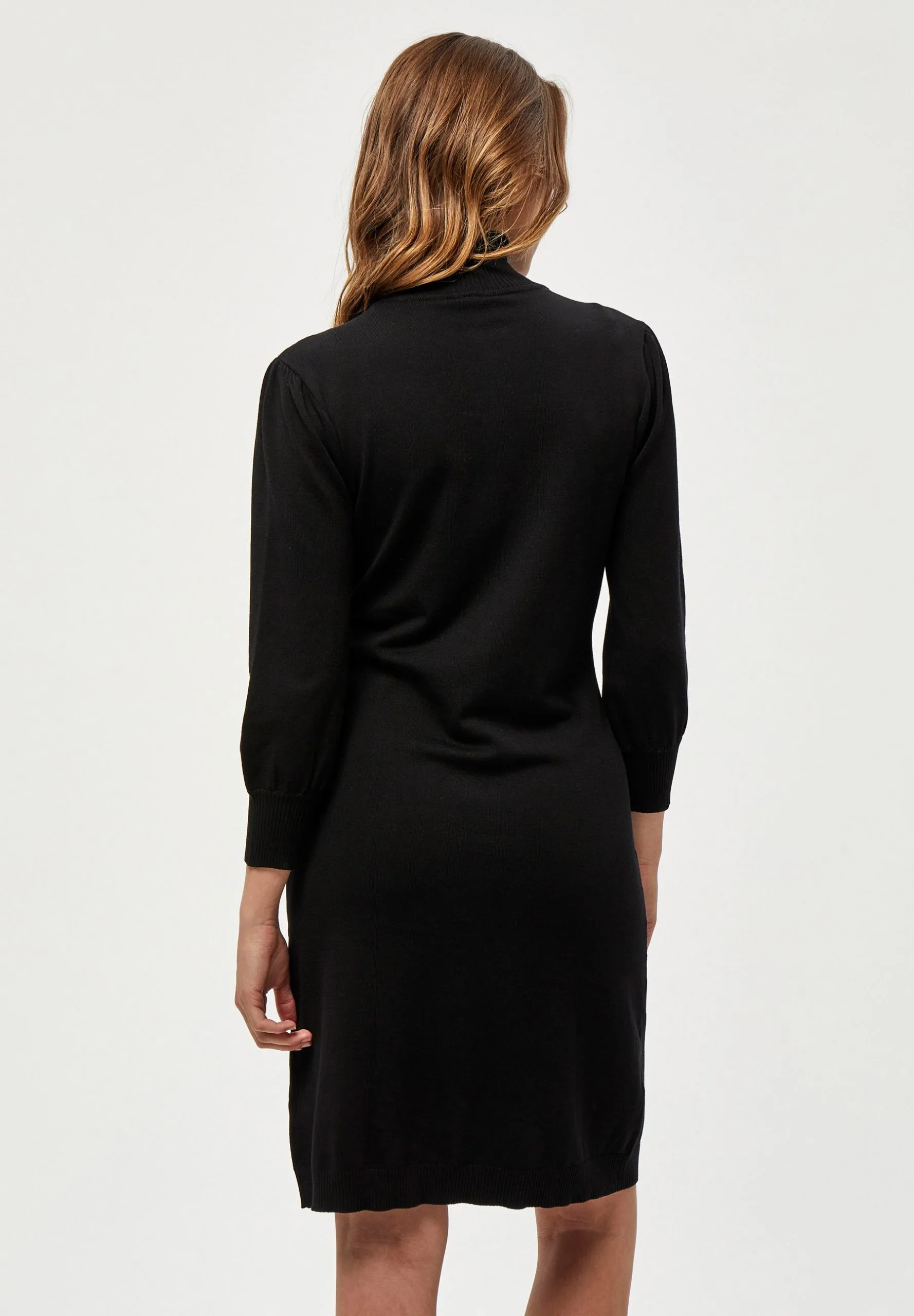 Minus Mersin Highneck - Etui-Jurk - Black 5 Minus Mersin Highneck - Etui-Jurk - Black - Afbeelding 3